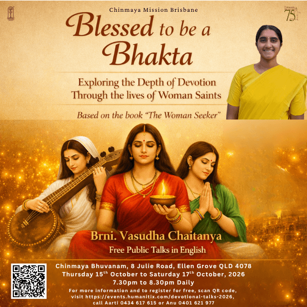 Free Public Talks "Blessed to be a Bhakta"