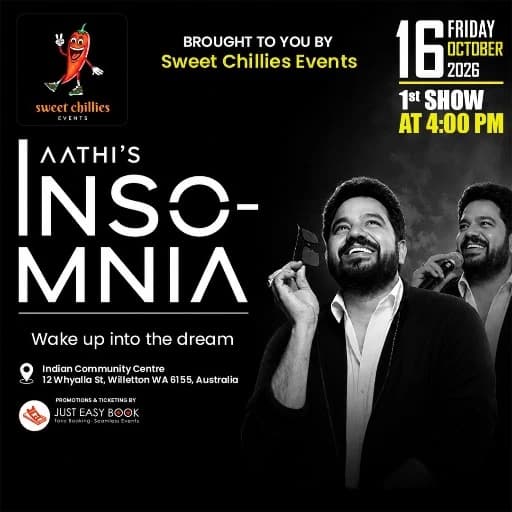 INSOMNIA by Mentalist Aathi – Perth