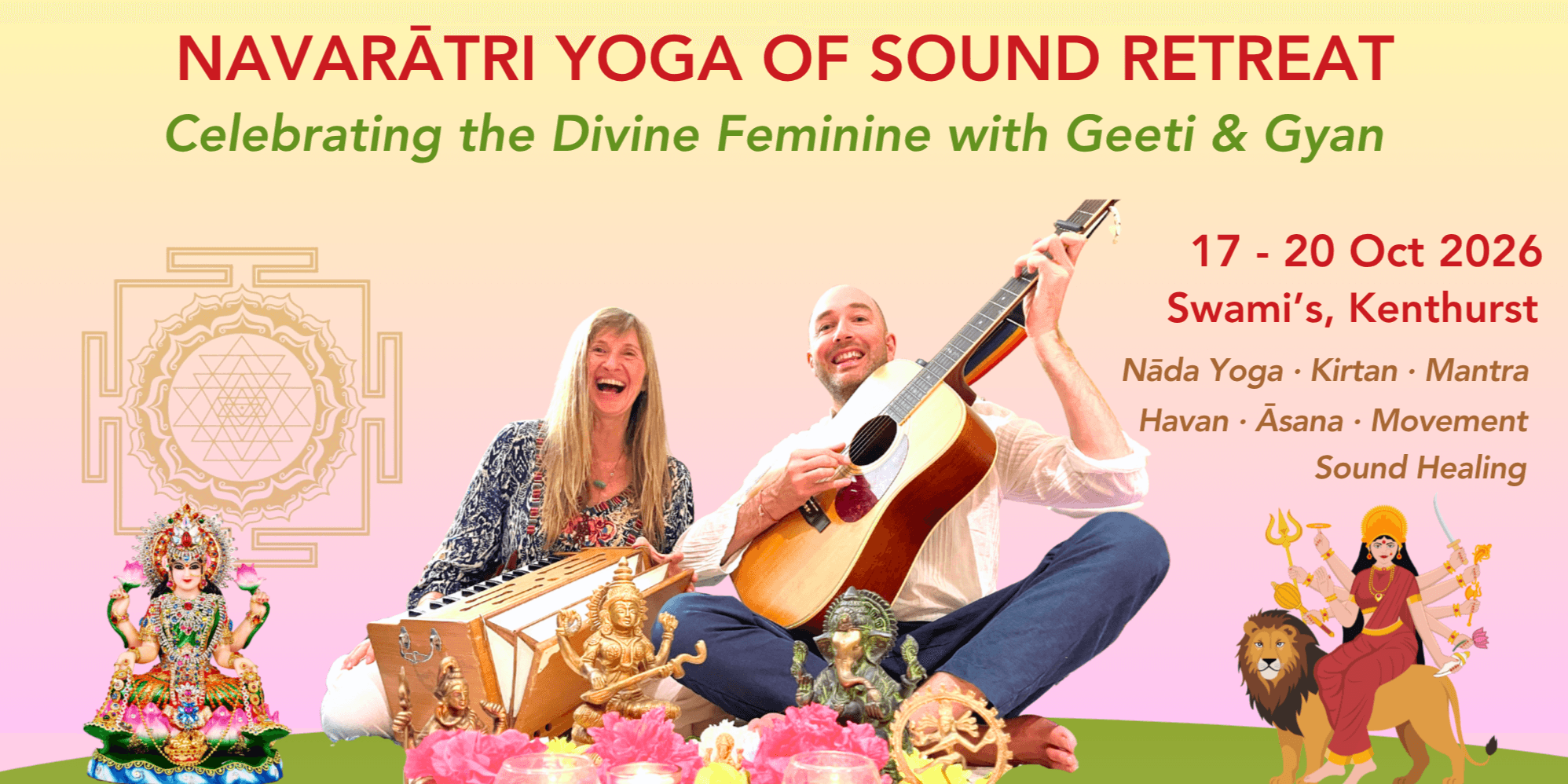 Navaratri Yoga of Sound Retreat with Geeti & Gyan