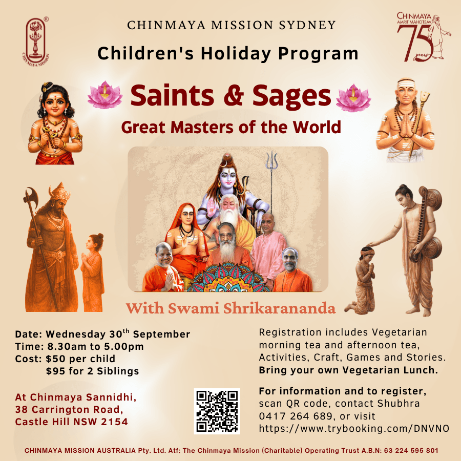Children's Holiday Program "Saints & Sages - Part 1"