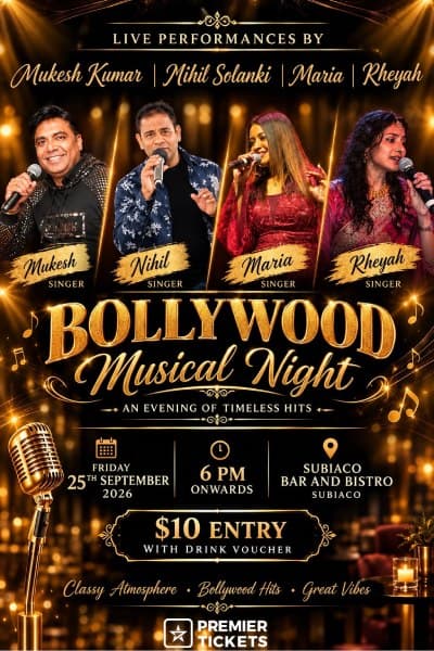 Bollywood Musical Night Perth 2026